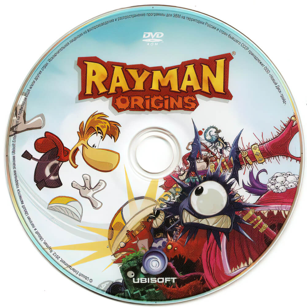 Лицензионный диск Rayman Origins для Windows